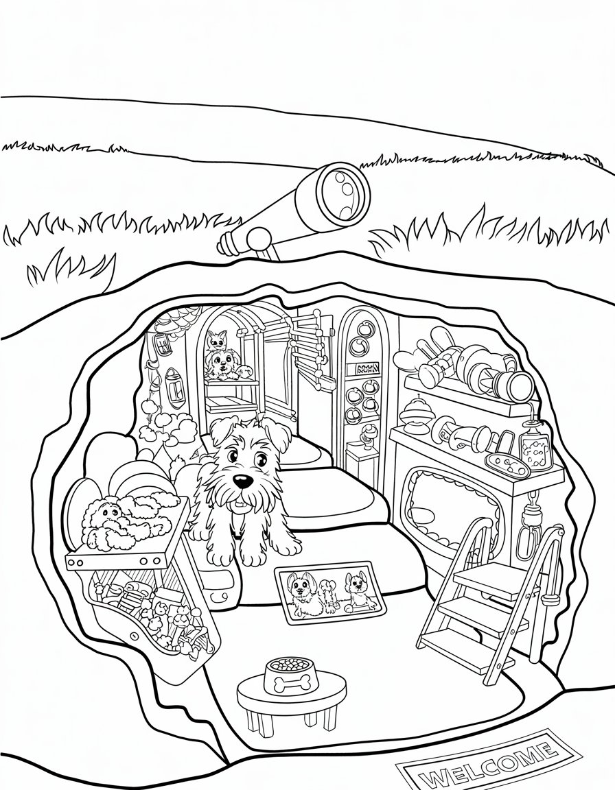 Underground Dog Bunker